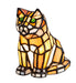 Meyda Tiffany - 11332 - One Light Accent Lamp - Cat - Orange Ca