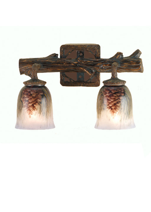 Meyda Tiffany - 49521 - Two Light Wall Sconce - Pinecone - Vintage Copper