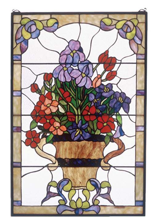 Meyda Tiffany - 51721 - Window - Floral Arrangement - Antique Copper