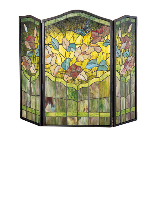 Meyda Tiffany - 27237 - Fireplace Screen - Butterfly - Craftsman Brown