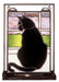 Meyda Tiffany - 56834 - Mini Tabletop Window - Cat In Window - Rust