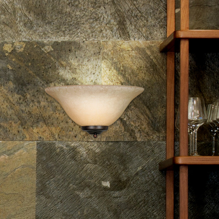 One Light Wall Sconce from the Multi-Family collection in Rubbed Bronze finish
