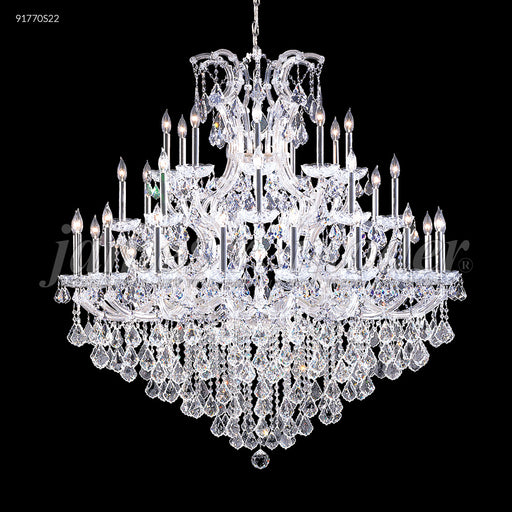 James R. Moder - 91770S22 - 37 Light Chandelier - Maria Theresa Grand - Silver