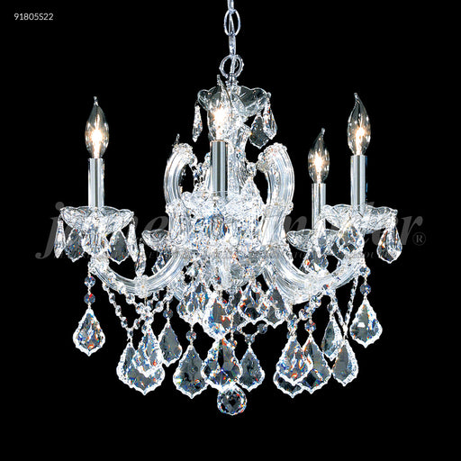 James R. Moder - 91805S22 - Five Light Pendant - Maria Theresa Grand - Silver