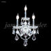 James R. Moder - 91703S22 - Three Light Wall Sconce - Maria Theresa Grand - Silver