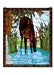 Meyda Tiffany - 72936 - Window - Deer - Aq Amber Lt Blue