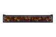 Meyda Tiffany - 72896 - Window - Tiffany Dragonfly - Pbag Flame Orange Purple/Blue