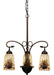 Meyda Tiffany - 73989 - Three Light Chandelier - Pine Barons - Antique