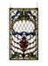 Meyda Tiffany - 77734 - Window - Dragonfly Allure - Zasdyi Burgundy Pbag Amber Da