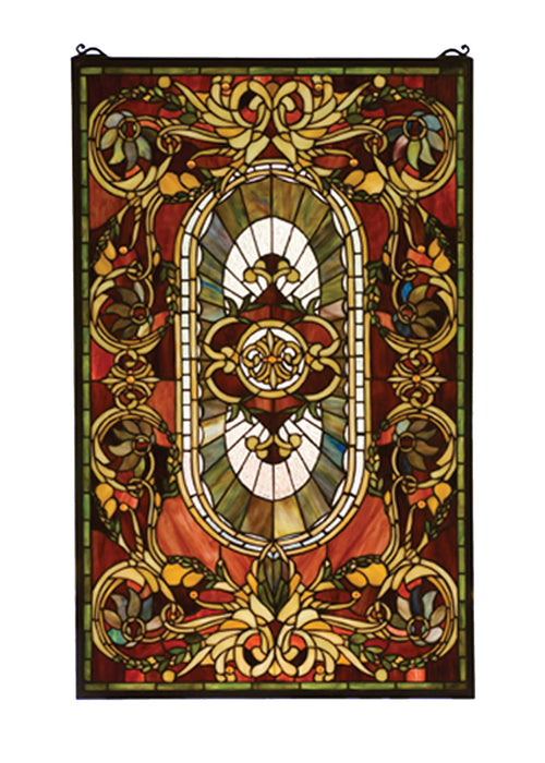 Meyda Tiffany - 78103 - Window - Regal Splendor - Burgundy Green/Blue Ha