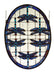 Meyda Tiffany - 78087 - Window - Dragonflies Oval - Zav Pbw Blue Pbw