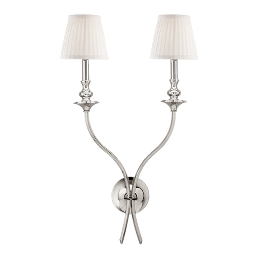 Hudson Valley - 322-PN - Two Light Wall Sconce - Monroe - Polished Nickel