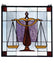Meyda Tiffany - 81551 - Window - Judicial - Ha Amber Pr Zasdy Ca Burgundy