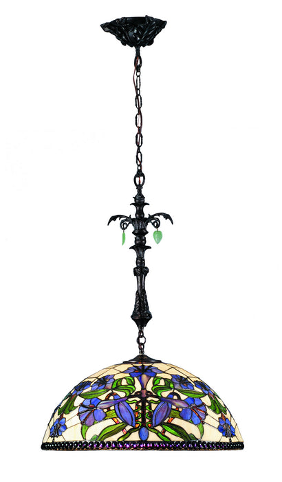 Meyda Tiffany - 82121 - Pendant - Nouveau Lily - Antique