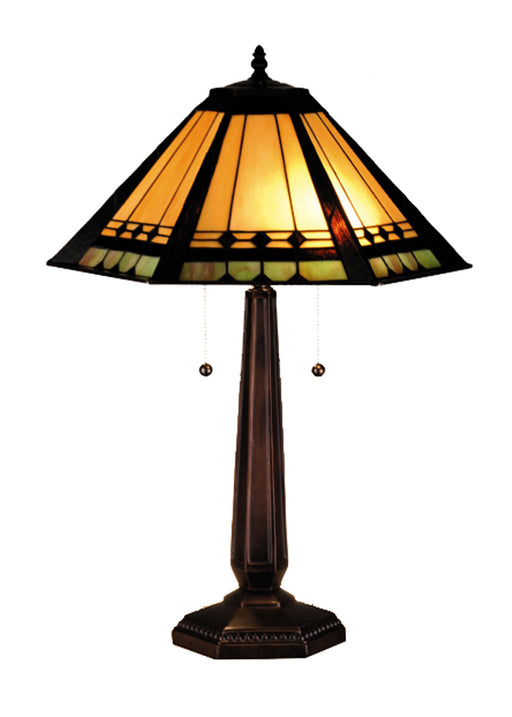 Meyda Tiffany - 82313 - Two Light Table Lamp - Albuquerque - Antique