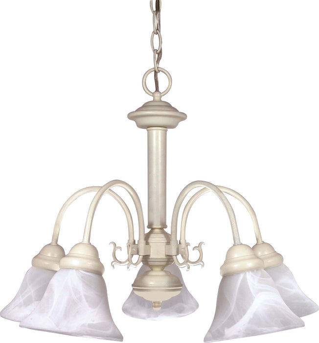 Nuvo Lighting - 60-187 - Five Light Chandelier - Ballerina - Textured White