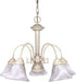 Nuvo Lighting - 60-187 - Five Light Chandelier - Ballerina - Textured White