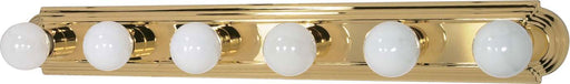 Nuvo Lighting - 60-310 - Six Light Vanity - Polished Brass