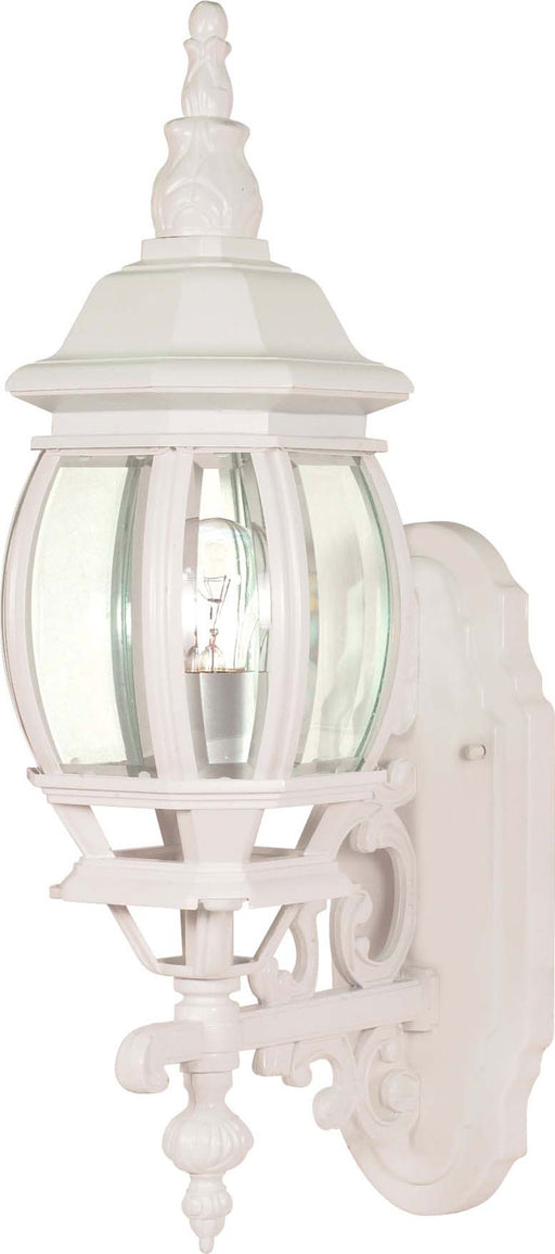 Nuvo Lighting - 60-885 - One Light Outdoor Lantern - Central Park - White