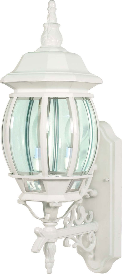 Nuvo Lighting - 60-888 - Three Light Outdoor Lantern - Central Park - White