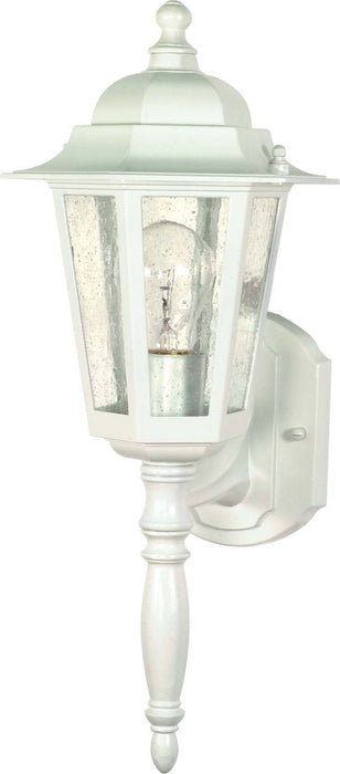 Nuvo Lighting - 60-985 - One Light Wall Lantern - Cornerstone - White
