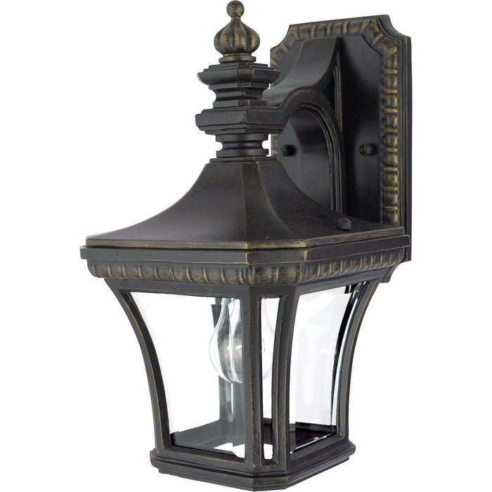 One Light Outdoor Wall Lantern from the Devon collection in Imperial Bronze finish
