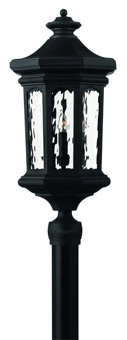 Hinkley - 1601MB - Four Light Post Top/ Pier Mount - Raley - Museum Black