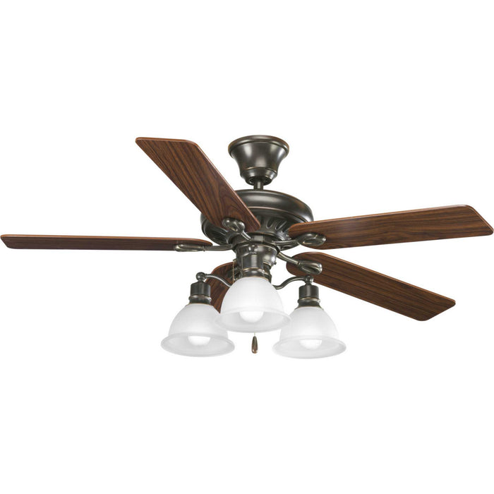 52``Ceiling Fan from the AirPro Signature collection in Antique Bronze finish