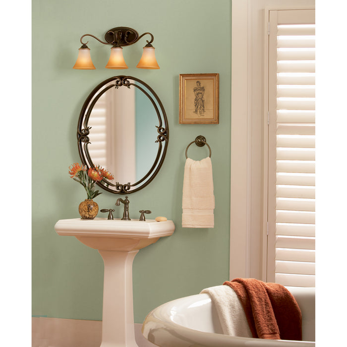 Mirror from the Duchess collection in Palladian Bronze finish