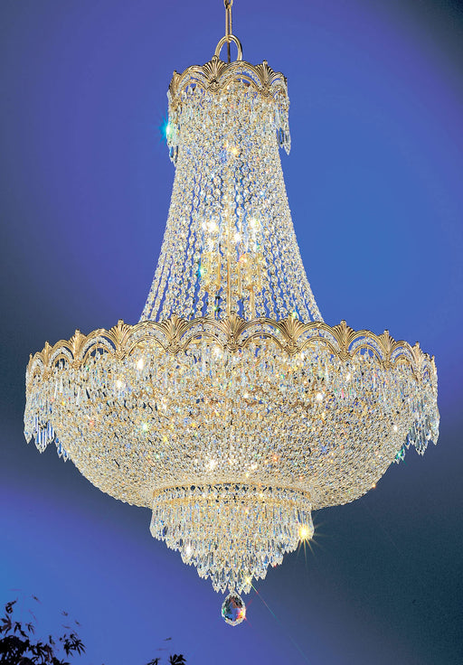 Classic Lighting - 1868 G CP - Nine Light Chandelier - Regency II - Gold