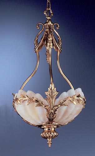Classic Lighting - 4503 ABZ - Three Light Pendant - La Paloma - Antique Bronze