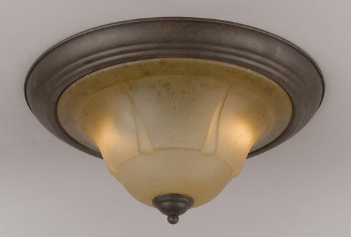 Classic Lighting - 69620 RSB TCG - Two Light Flush/Semi-Flush Mount - Providence - Rustic Bronze