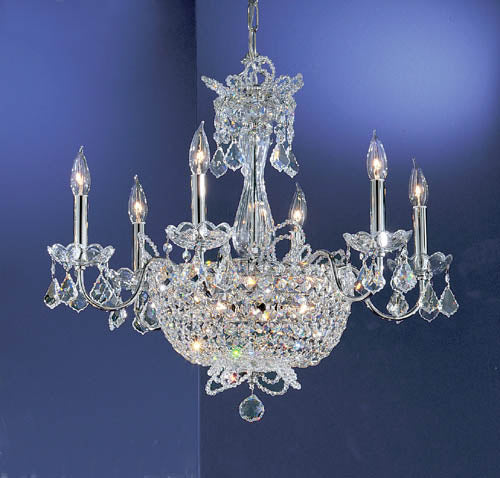 Classic Lighting - 69786 CH CP - 15 Light Chandelier - Crown Jewels - Chrome