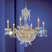 Classic Lighting - 69786 GP CP - 15 Light Chandelier - Crown Jewels - Goldd