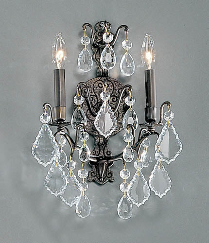 Classic Lighting - 8000 AB - Two Light Wall Sconce - Versailles - Antique Bronze