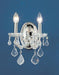 Classic Lighting - 8102 CH C - Two Light Wall Sconce - Maria Theresa - Chrome