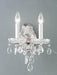 Classic Lighting - 8122 CH C - Two Light Chandelier - Maria Theresa - Chrome