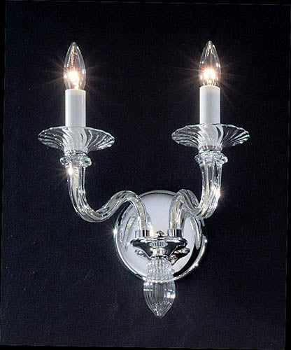 Classic Lighting - 8290 CH - Two Light Wall Sconce - Palermo - Chrome