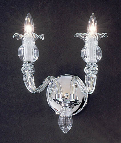 Classic Lighting - 8292 CH - Two Light Wall Sconce - Palermo - Chrome