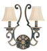 Classic Lighting - 92702 HRW - Two Light Wall Sconce - Westchester - Honey Rubbed Walnut