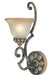 Classic Lighting - 92711 HRW - One Light Wall Sconce - Westchester - Honey Rubbed Walnut