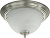 Quorum - 3066-11-65 - Two Light Ceiling Mount - Ceiling Mounts Satin Nickel - Satin Nickel