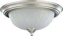 Quorum - 3074-13-65 - Two Light Ceiling Mount - Ceiling Mounts Satin Nickel - Satin Nickel