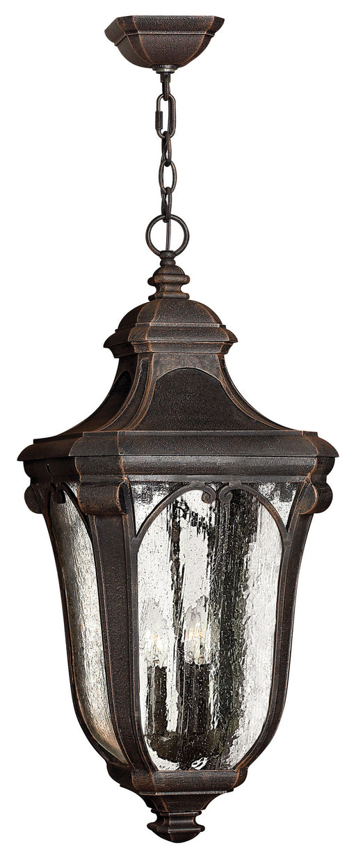 Hinkley - 1312MO - Three Light Hanging Lantern - Trafalgar - Mocha