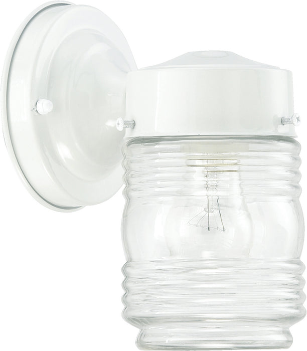 Quorum - 5010-6 - One Light Wall Mount - Outdoor White - White