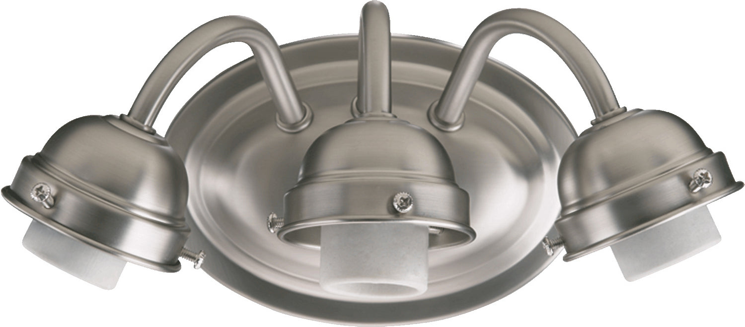 Quorum - 5403-3-065 - Three Light Wall Mount - Wall Mounts Nickel - Satin Nickel