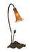 Meyda Tiffany - 12432 - One Light Accent Lamp - Amber Pond Lily - Antique Copper