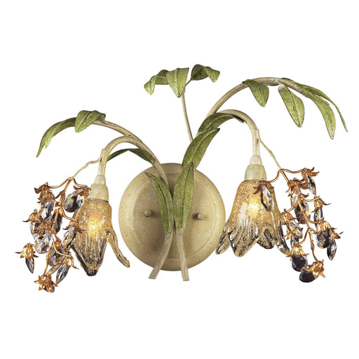 ELK Home - 16050 - Two Light Wall Sconce - Huarco - Seashell, Sage Green, Sage Green