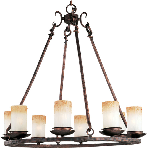 Maxim - 10976WSOI - Eight Light Chandelier - Notre Dame - Oil Rubbed Bronze