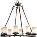 Maxim - 10976WSOI - Eight Light Chandelier - Notre Dame - Oil Rubbed Bronze